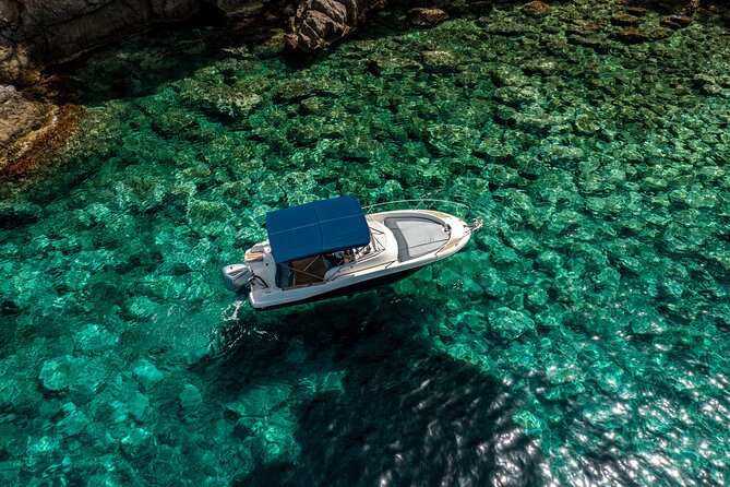 4h trip from Dubrovnik to the Elafiti islands with Atlantic 750 - Port Gruž start, pickup near your Dubrovnik stay, and easy logistics