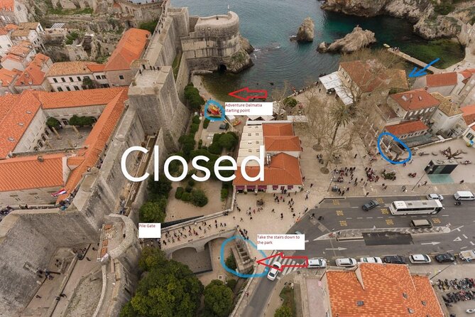 Adventure Dalmatia - Sunset Sea Kayaking & Snorkelling Dubrovnik - Meeting point at Dubrovnik West Harbour, and how to be ready to launch