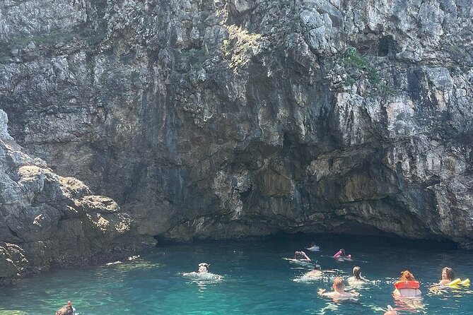 Blue and Green Cave Tour from Dubrovnik,private speed boats - Kolocep Island: the rocky side where the caves happen