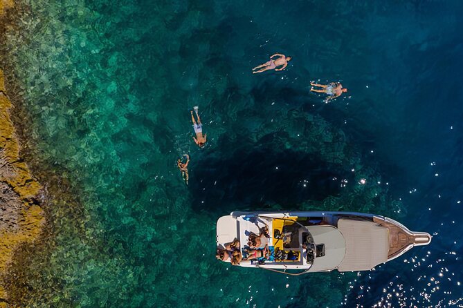 Blue Cave, Green Cave & Lopud Beach small group Speed boat Tour - Green Caves and the Canyon Cave: emerald light and optional swims