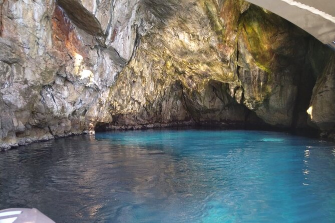 Blue cave tour - 4 caves and sandy beach - Three Sister Caves: A Second 45 Minutes With More Swim Variety