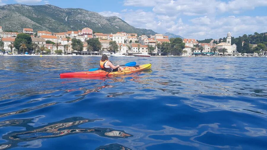 Cavtat: 'Pomalo' Guided Sea Kayaking Tour - Beach Blato meeting point and getting your gear ready