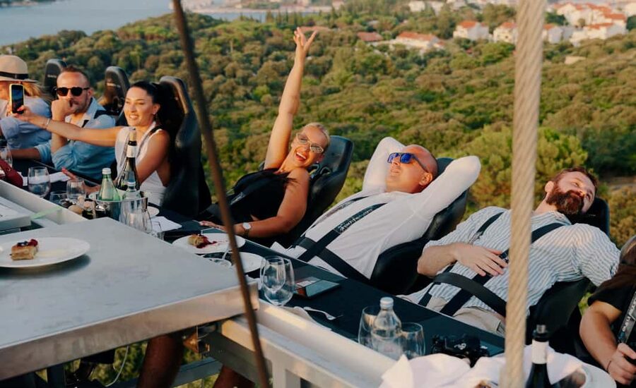 Dinner in the Sky Dubrovnik - Price and value: is $137 worth a high-wire dinner?