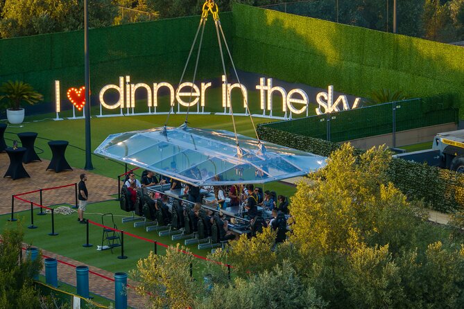 Dinner in the Sky Dubrovnik - Dine 50m above ground - What the 2 hours actually feel like at 50 meters