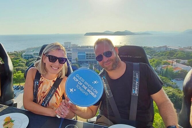 Dinner in the Sky Dubrovnik - Dine 50m above ground - The view: what you gain, what you might miss