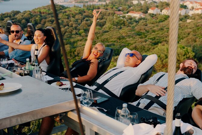 Dinner in the Sky Dubrovnik - Dine 50m above ground - Price and value: is $156.89 worth it?