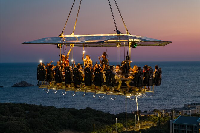 Dinner in the Sky Dubrovnik - Dine 50m above ground - Pick your menu: meat, fish, vegetarian, or Journey Through Croatia