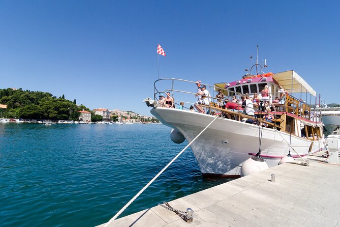 Dubrovnik: 3 Islands Boat Tour with Lunch & drinks(FR, ES, EN) - Lopud Island (3 hours): beaches, the Temple of Sun, and Šunj legend