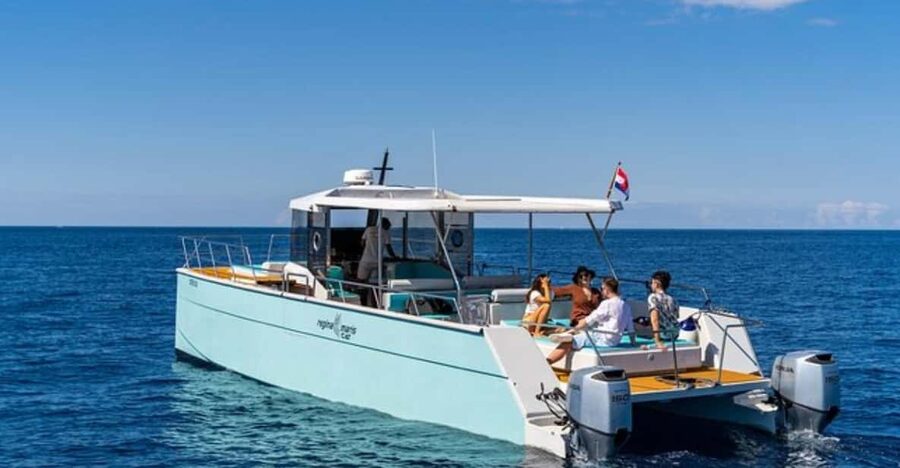 Dubrovnik: Blue Cave Catamaran Tour with Drinks and Snorkel - Lopud Island and Šunj Beach: Sand Time With a Swim-In Landing