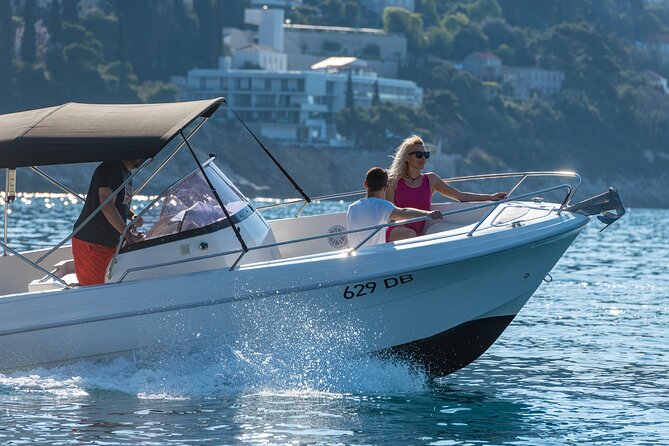 Dubrovnik boat mixed fun tour - St. Andrew stop when the weather allows