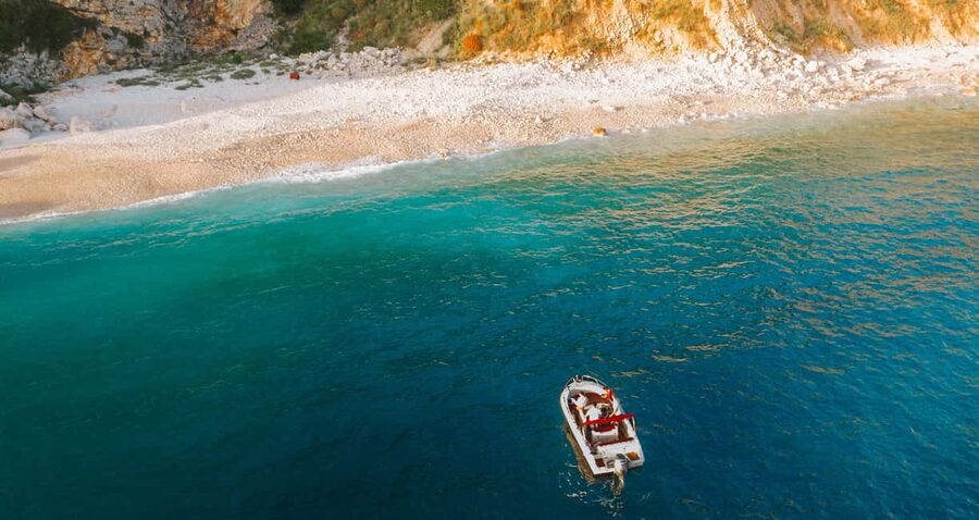 Dubrovnik:Elaphiti Islands and caves Private Speedboat Tour - Sjekirica Beach: Snorkel time plus a quieter shoreline feel