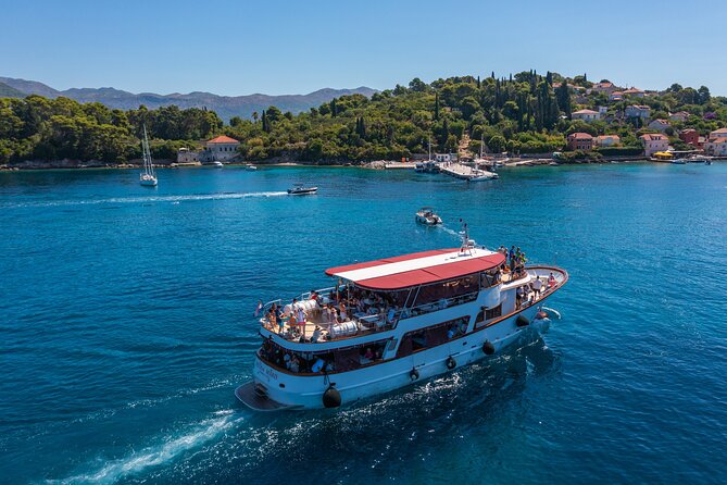 Dubrovnik: Elaphiti Islands Full-Day Cruise with Lunch - What you actually get on board: restrooms, shade, WiFi, and lounging