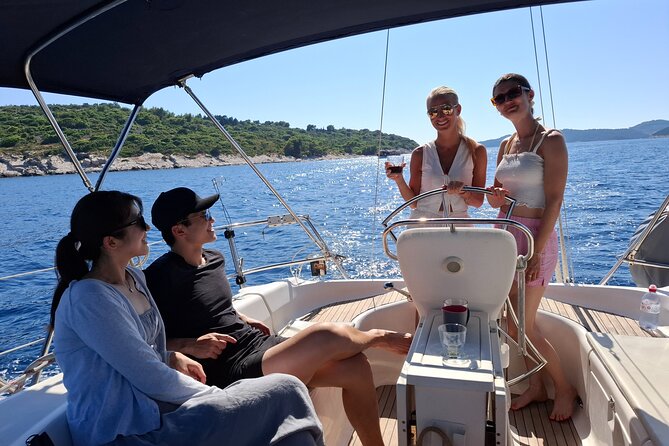 Dubrovnik: Full Day Private Sail Boat tour to Elaphiti&Blue Cave - Šipan island time: crystal-clear water and a lighter pace