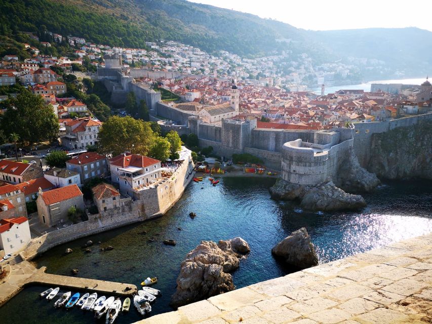 Dubrovnik: Game of Thrones Extended Tour - Fort Lovrijenac steps and the Old Town view that sells the illusion