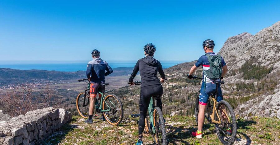 Dubrovnik Guided Private E-bike Tour - Lapad Promenade: sea views with real stops built in