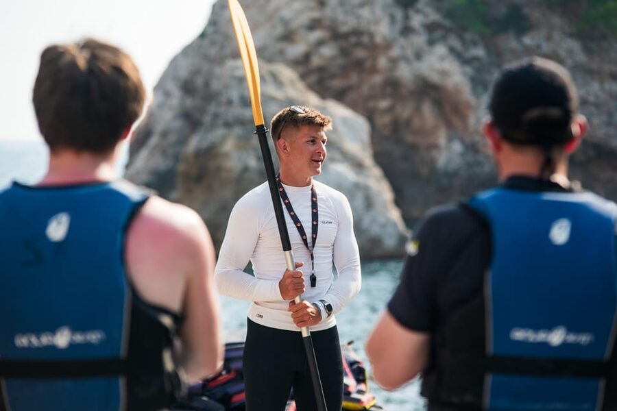 Dubrovnik: Guided Sea Kayaking and Snorkeling Tour - Betina Cave Snorkeling: Clear Water, Fish, and Follow-the-Rules Snorkeling