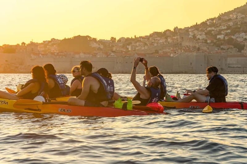 Dubrovnik: Guided Sunset Sea Kayaking with Snacks and Wine - Equipment and what to bring for a comfortable paddle