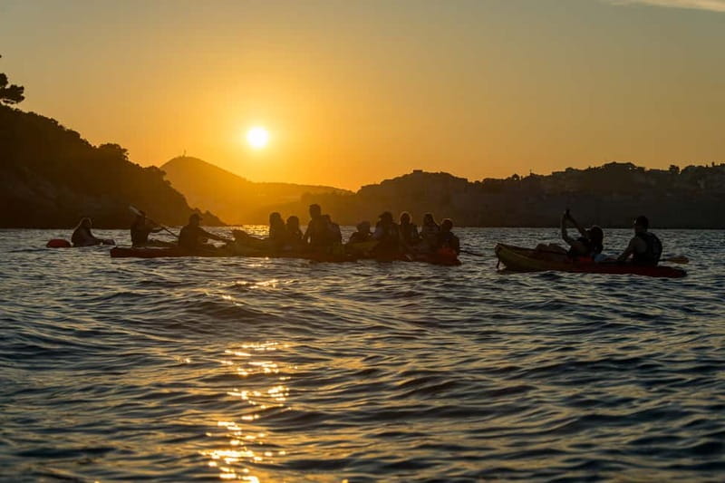 Dubrovnik: Guided Sunset Sea Kayaking with Snacks and Wine - Lokrum Island: the sunset angle that turns a good view into a great memory