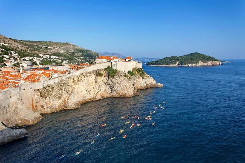 Dubrovnik: Guided Sunset Sea Kayaking with Snacks and Wine - Meeting at Pile Square: what happens before you paddle