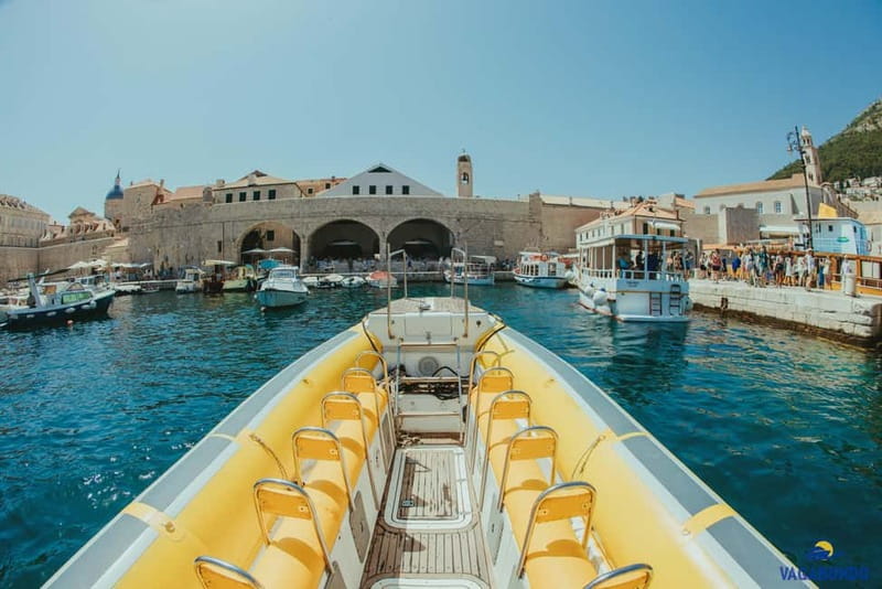 Dubrovnik: Morning Blue Cave speedboat tour with drinks - From Old Town Walls to Blue Cave in One Fast Ride
