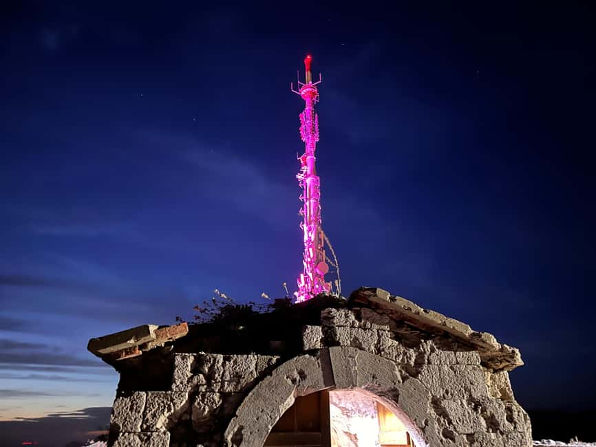 Dubrovnik Night Drive: Lights of the Adriatic - The rooftop of a 200-year-old fortress on Mt Srd: your 360-degree moment