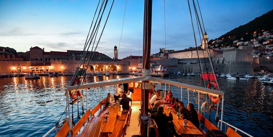 Dubrovnik: Old Town Cruise with Lunch - Dubrovnik from the water, not the crowded sidewalks