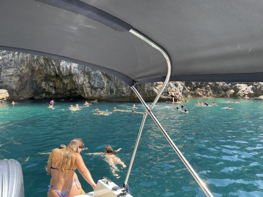 Dubrovnik: Private Elaphiti Islands and Blue Cave Tour - Sjekirica Beach: swim time with big water energy