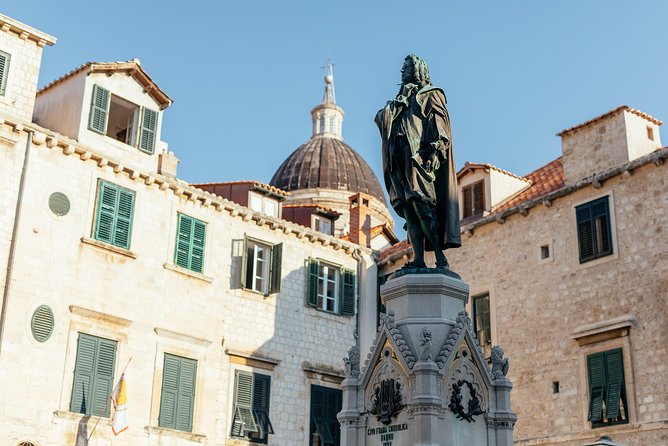 Dubrovnik's History with a Local: the Homeland War Stories Private Tour - Luza Square: imagining over 5,000 grenades