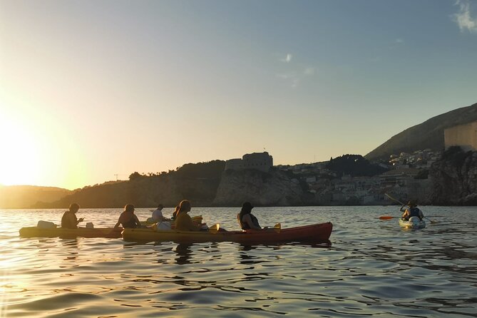 Dubrovnik: Sunset Kayak & Snorkel Tour with Wine & Water - Old Town Views on the Way Back to Park Pile