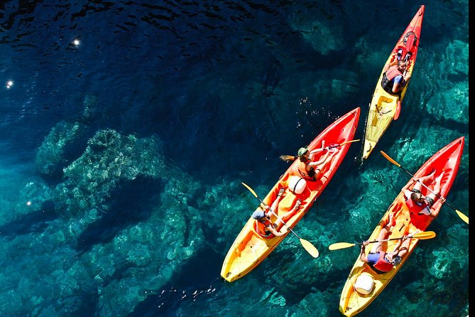 Dubrovnik: Sunset Kayaking & Snorkeling with water &wine - Kayaks, snorkeling masks, and dry storage that actually help