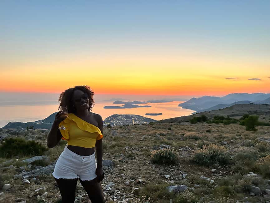 Dubrovnik Sunset Mountain Tour With Wine - Price and value: $53 for views, transport, and wine