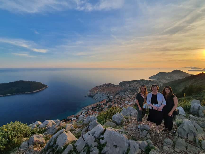 Dubrovnik Sunset Mountain Tour With Wine - The wine part: top quality Croatian pours, served with the view