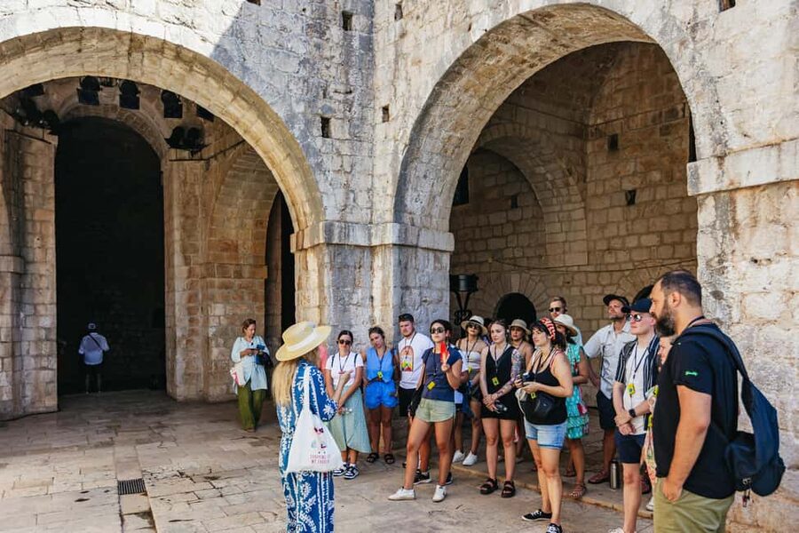 Dubrovnik: The Original Game of Thrones Tour & Lokrum Option - Lovrijenac Fortress area: the Red Keep feel without the same ticket line