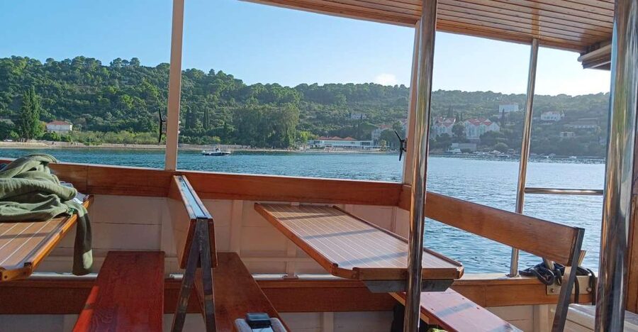 Elaphite Islands Cruise with Local Gastronomy at Captain's H - Ribica pickup and the first cruise hour from Dubrovnik