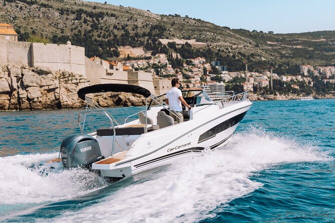 Elaphite Islands Luxury Private Boat Tour with Cap Camarat 7.5 - Koločep Island Cave Circuit: Green Cave, Blue Cave, Three Caves