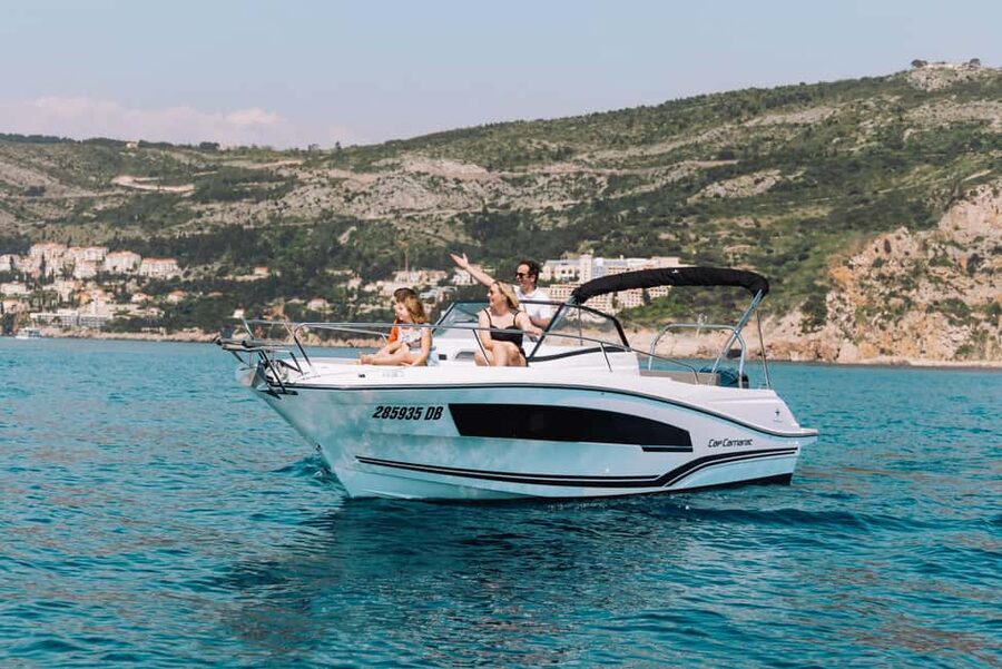 Elaphite Islands: Private boat tour (Cap Camarat 7.5wa) - Lunch Is Up to You, But the Islands Cover You