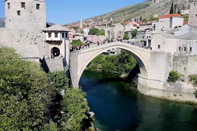 Enjoy Ancient Mostar - Stop 1: The Neretva River Stop for Quick Views and Stretch Time