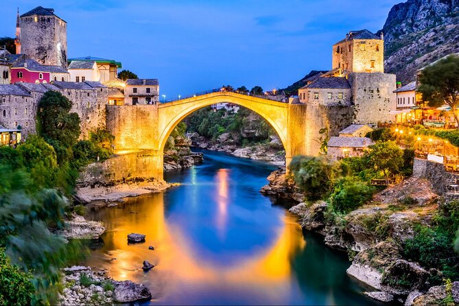 Enjoy Ancient Mostar - Stari Most Bridge Photo Time: The Money Shot Moment