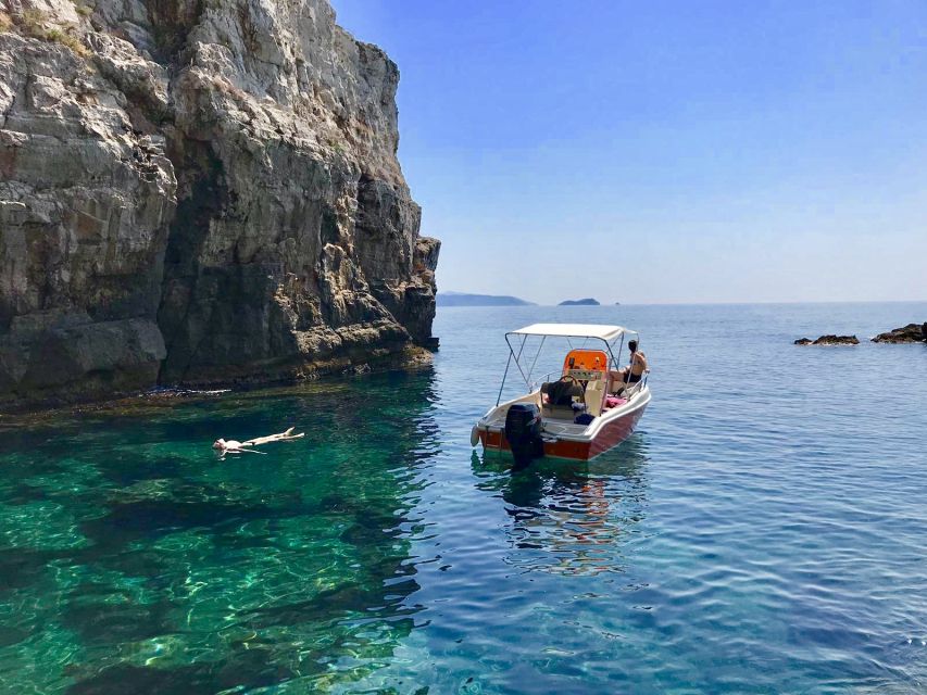 From Dubrovnik: Full-Day Private Boat Tour of Elafiti Island - Lopud free time: port wandering, swimming, and choosing lunch your way