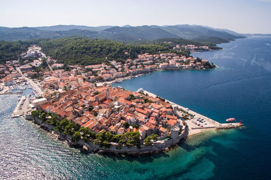 From Dubrovnik: Island of Korčula with wine tasting - Ferry to Korčula: Orebić to island time