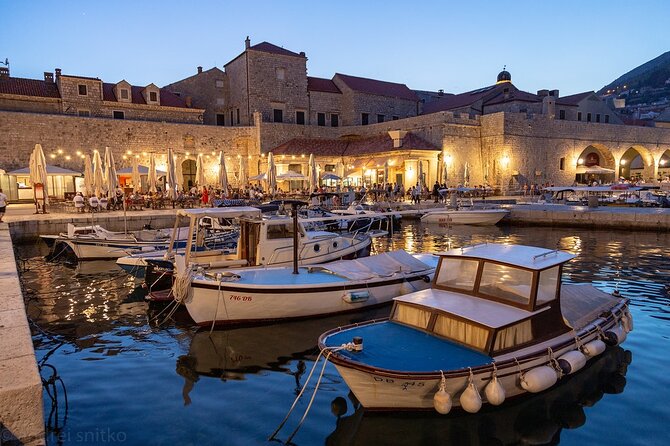 Golden hour SUNSET CRUISE from Dubrovnik Old Town - The full one-hour route, Old Town to Lokrum Island