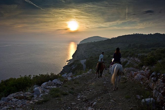 Horseback Riding in Konavle Region with Transport from Dubrovnik - The snack and wine welcome back at Kojan Koral