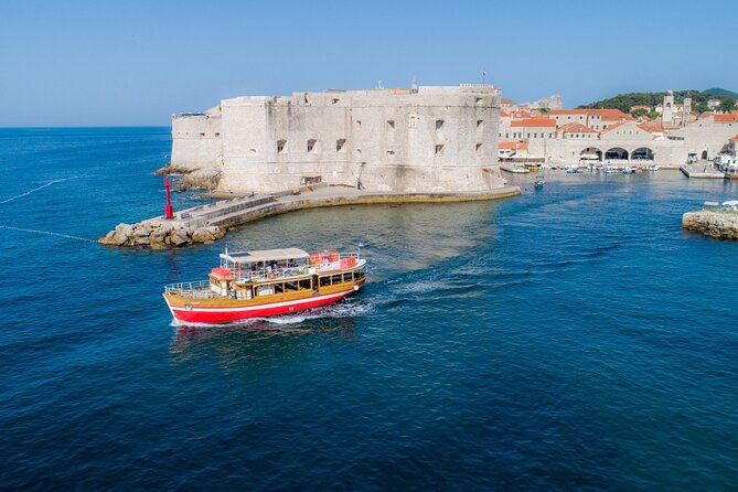 Island Hopping & City Walls Cruise with Food and Open Bar - Kolocep Island: First Stop Swim Time and Easy Island Walking