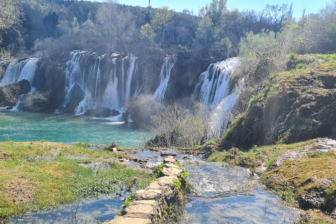 Over the Bridge to the Falls (Mostar) - The short transfer to the waterfalls, then the real outdoor time