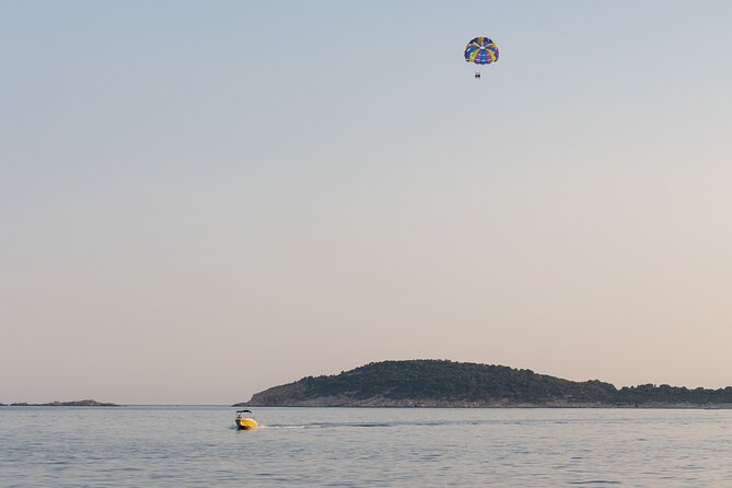 Parasailing in Cavtat - Landing Back in Cavtat: Foot Dip and the Photo Options