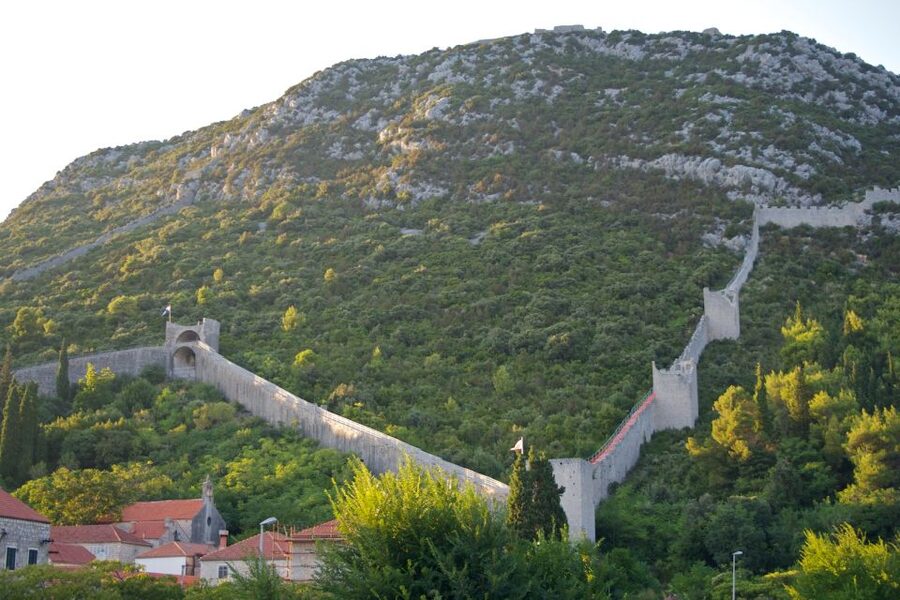 Peljesac Peninsula & Korcula Island Day-Trip from Dubrovnik - Peljesac Peninsula views and the local food behind the scenery