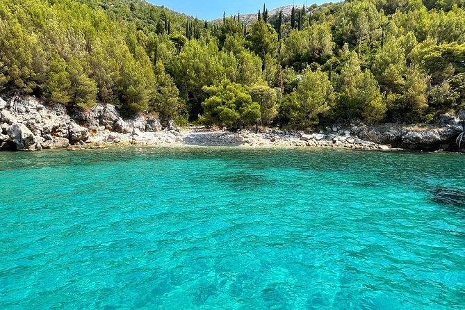 Private Full-Day Tour of Elaphiti Islands by Speedboat - Sunj Beach on Lopud, sand time plus an easy swim hour
