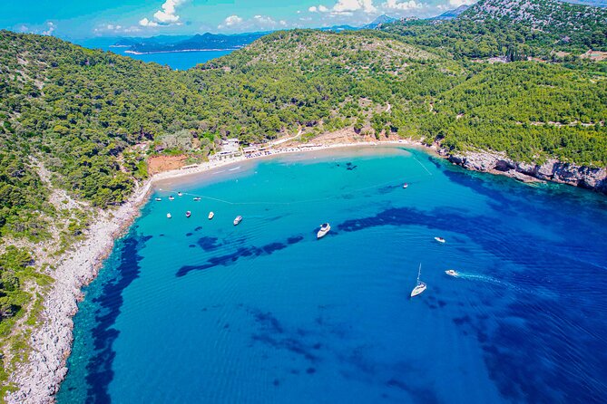 Private Half day Elafiti islands and Blue cave tour - Stop 2: Šunj Beach on Lopud, sandy water and the best kind of reset