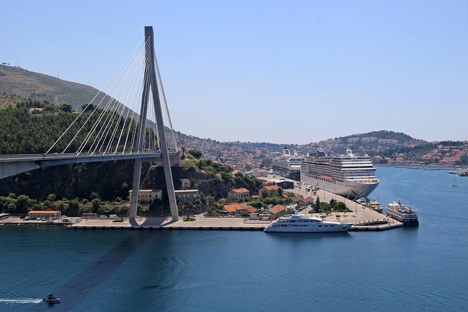 Private Panoramic Tour of Dubrovnik - Stop 3: Most Dr. Franja Tudman for port and bay angles