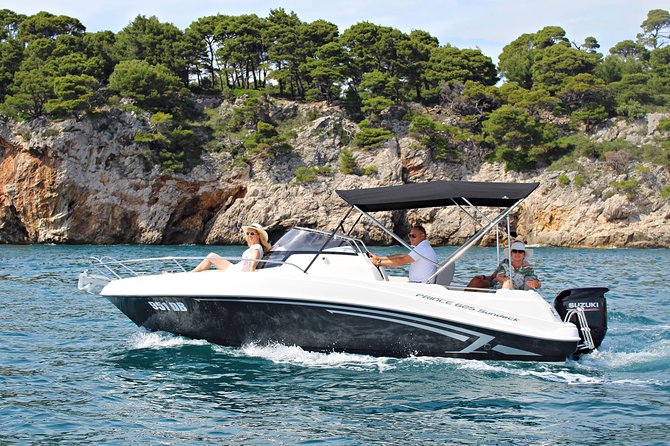 Rent a speed boat and explore beaches and coves of Elaphiti Islands - Price for up to 6: when $720.84 feels like a bargain